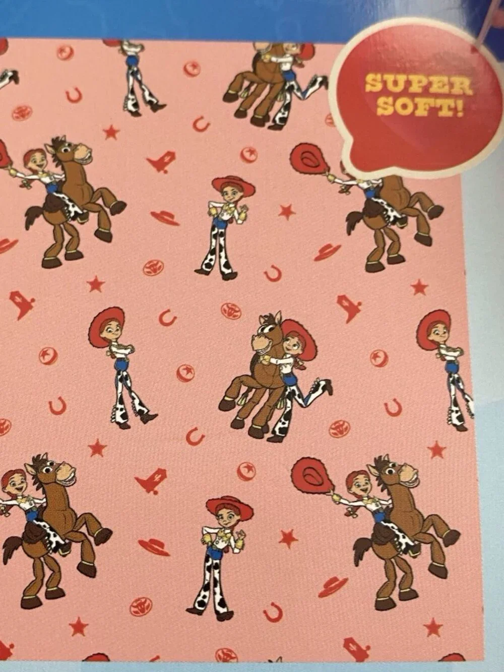 Disney Pixar Toy Story 5 Jessie Bullseye Plush Throw Blanket Pink 50” X 70” NEW